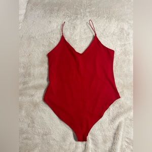 Women’s Red Bodysuit